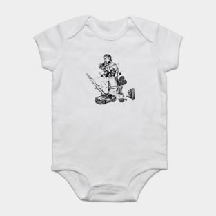 Lil Peep Sketch Collage Baby Bodysuit